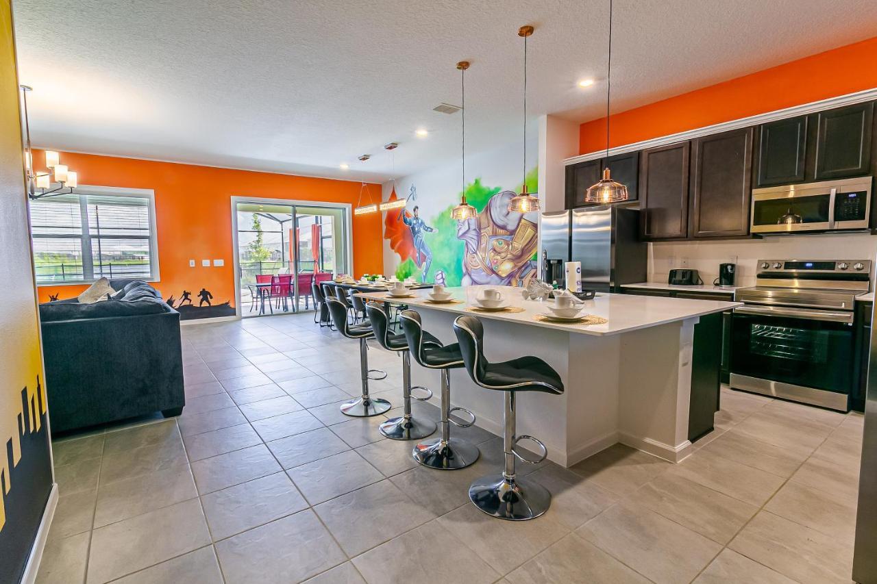 Luxury 12 Bedrooms Pool House 10 Min To Disney4630 Kissimmee Exterior photo