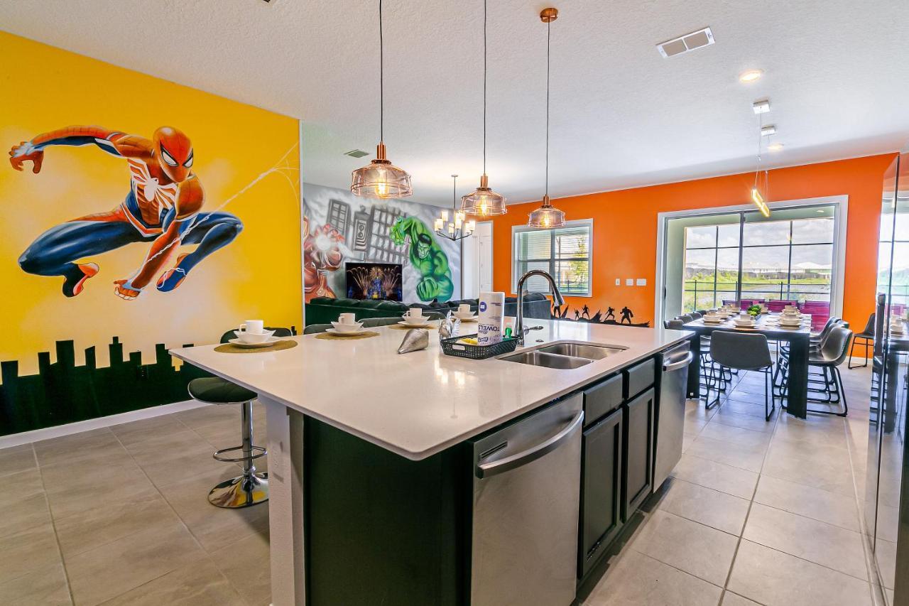 Luxury 12 Bedrooms Pool House 10 Min To Disney4630 Kissimmee Exterior photo